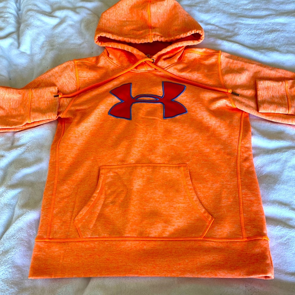 Orange UNDER ARMOUR Hoodie. Like new.